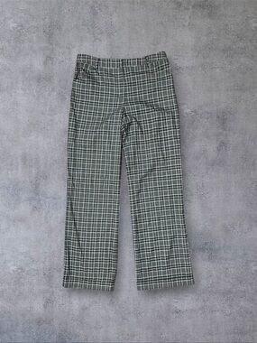 Gray Plaid Sz 10 Tall Long Elegant Legs Trousers